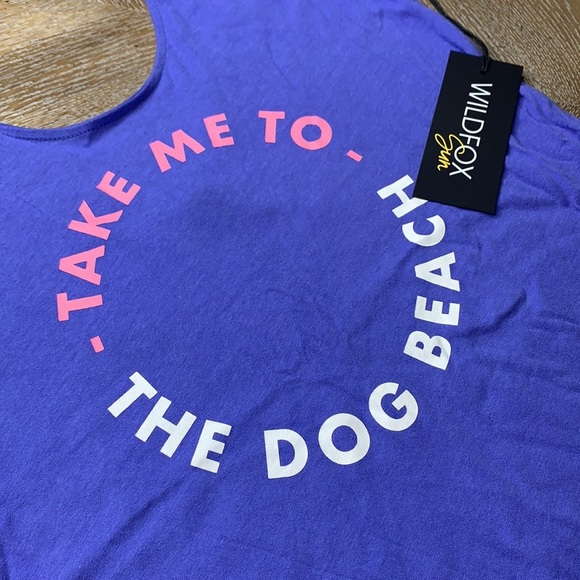 WILDFOX SUN Blue “Take Me To The Dog Beach” Dress - Picture 4 of 7